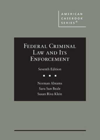 Abrams Federal Criminal Law